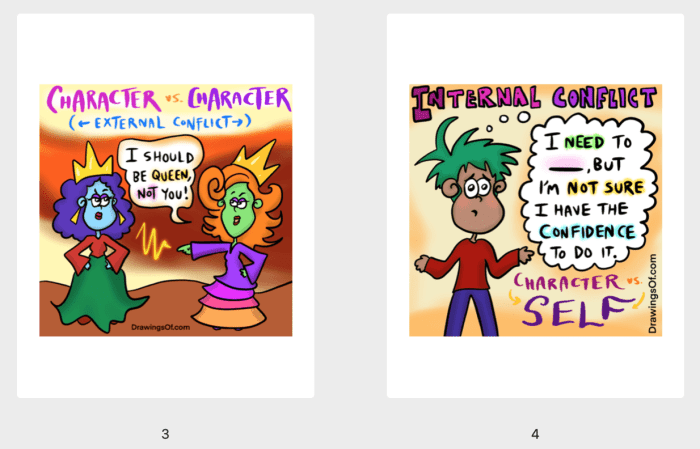 Types of Conflict PDF Printables 2