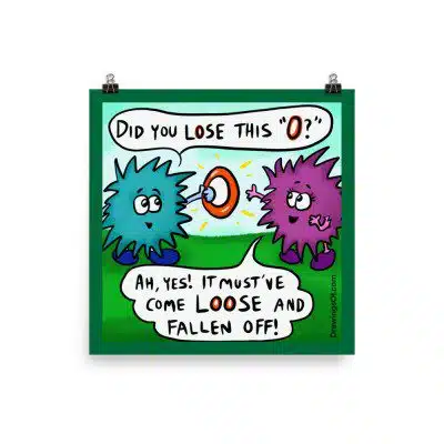 Lose vs. Loose Poster