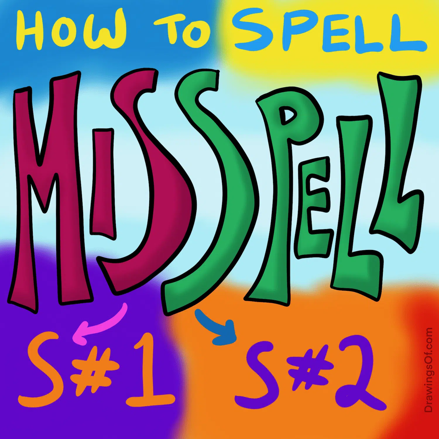 How to spell misspell