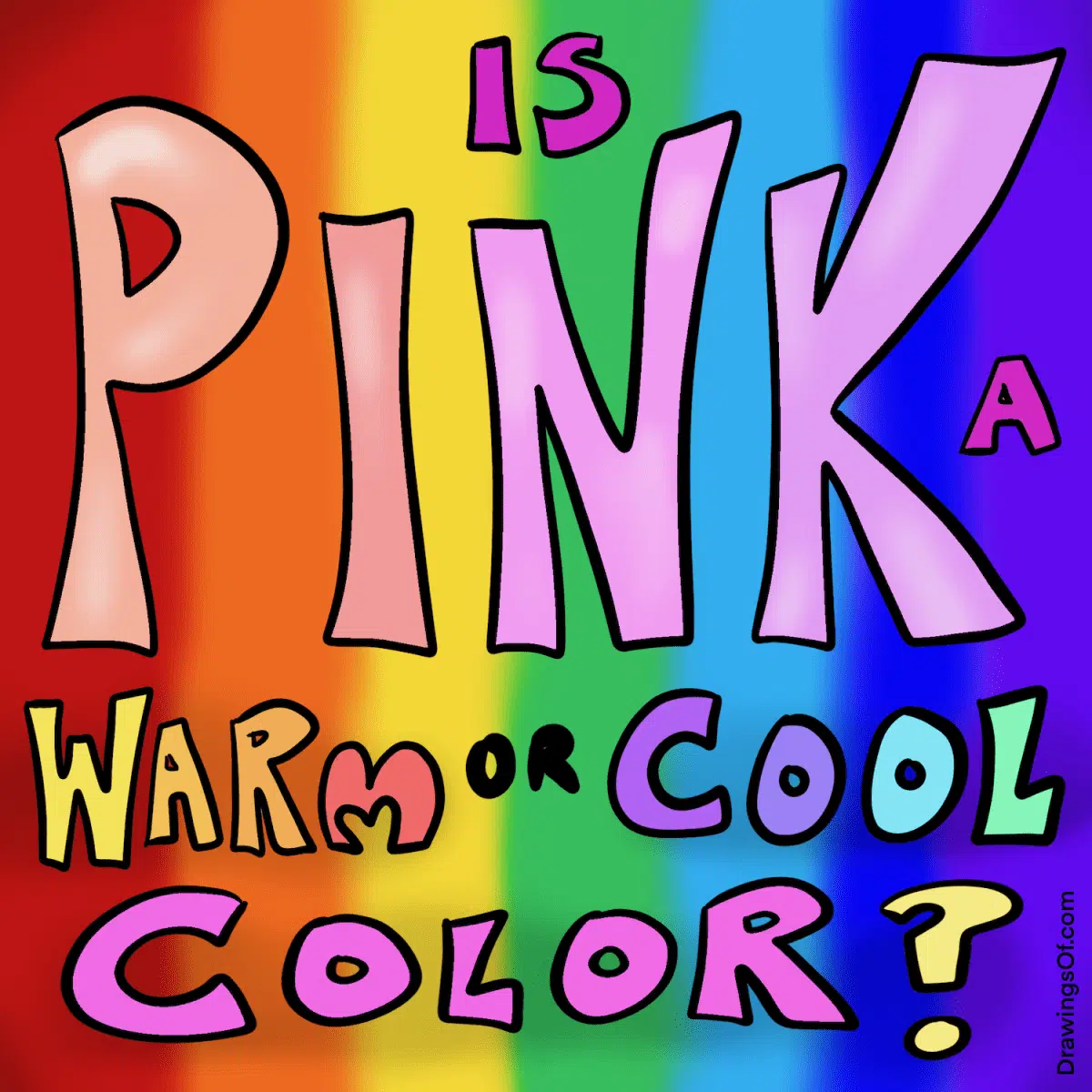 Is pink a warm color?