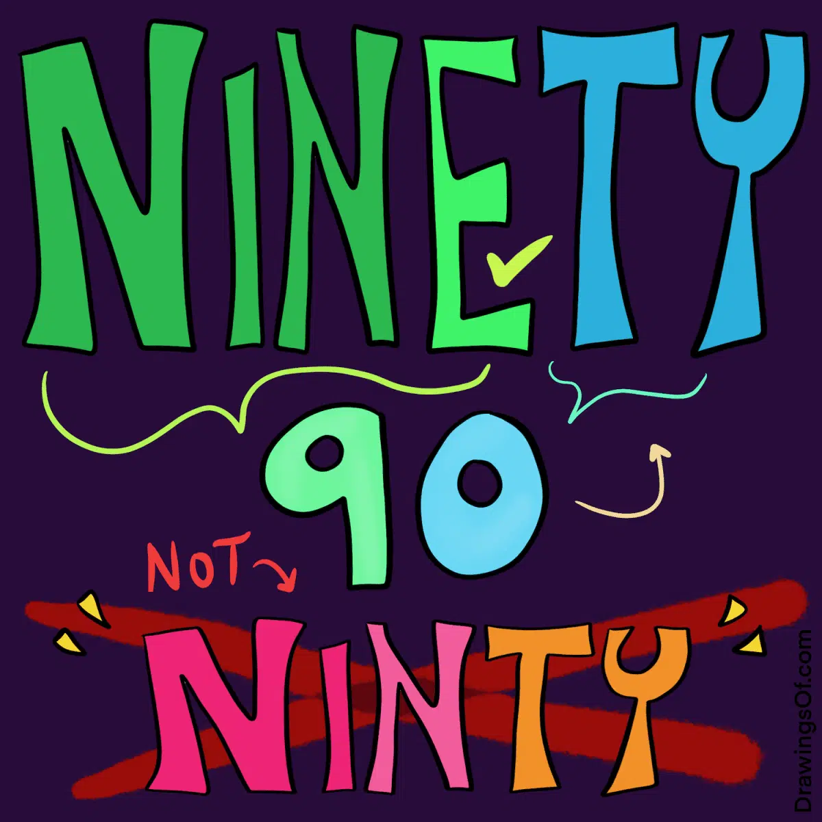 Ninty or ninety?
